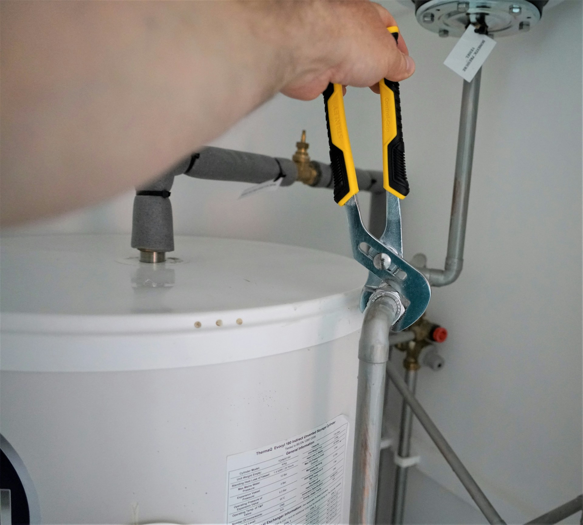 waterlekkage CV ketel